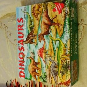 Melissa & Doug, Dinosaurs Floor Puzzle 48 Jumbo Pieces